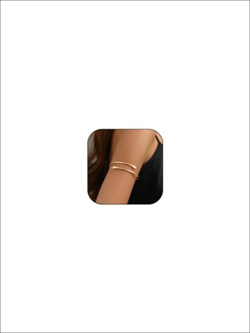 Gold Arm Cuff Open Adjustable Upper Arm Bracelet Greek Goddess Costume Jewelry
